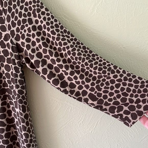 Soft Surroundings Tunic Animal Print Asymmetric Hem Size M - Picture 6 of 11